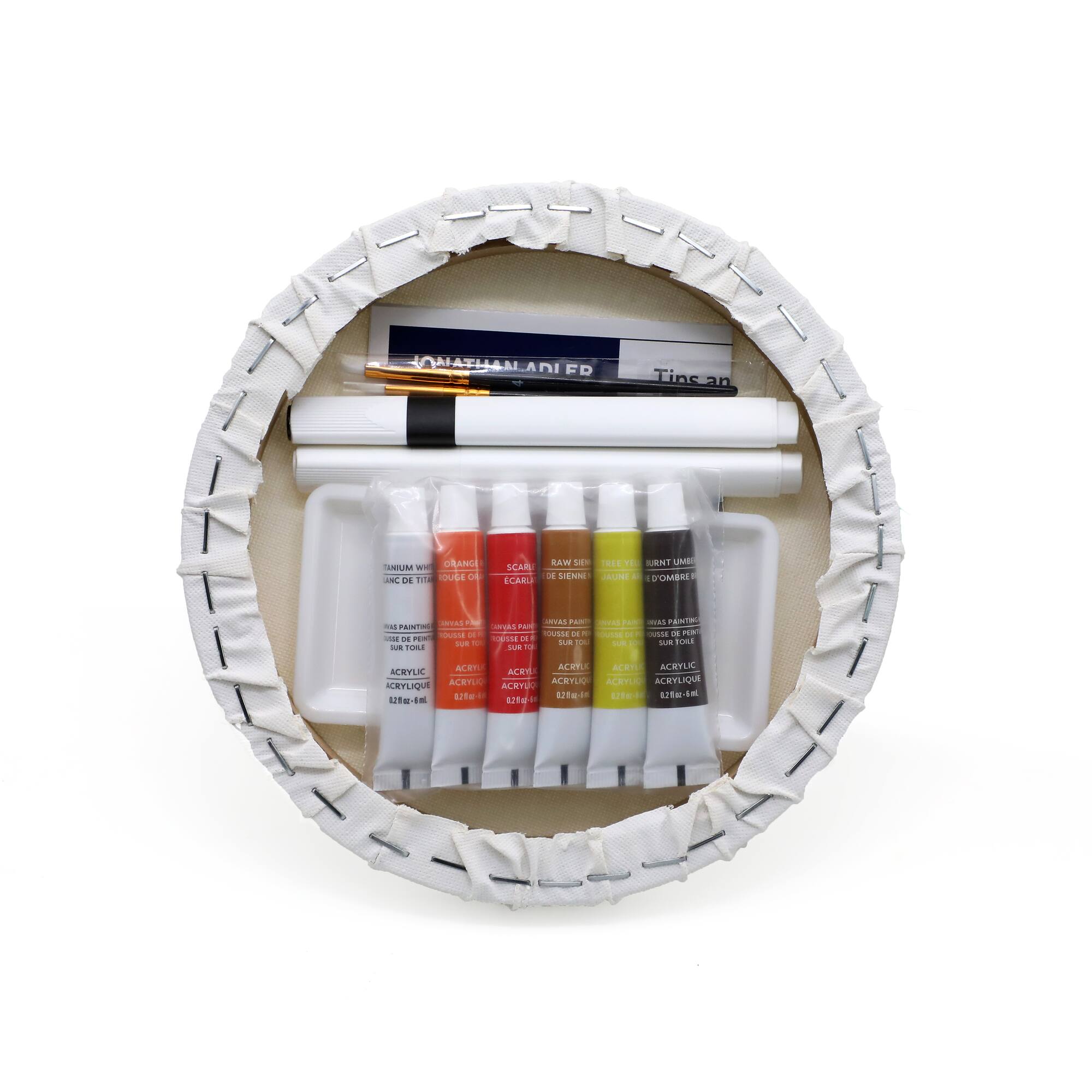Jonathan Adler x Michaels 7" Round Sun Canvas Painting Kit